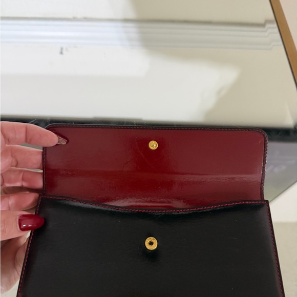 Gucci Black and Red Leather Key & Card Holder - Picture 3 of 8